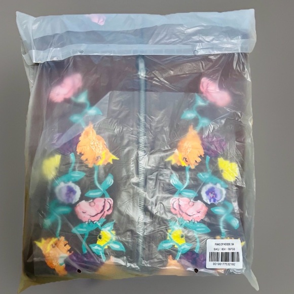 Authentic TAYLOR SWIFT Brown Acoustic Piano Hoodie Floral Embroidery Size: S NEW - Picture 4 of 6